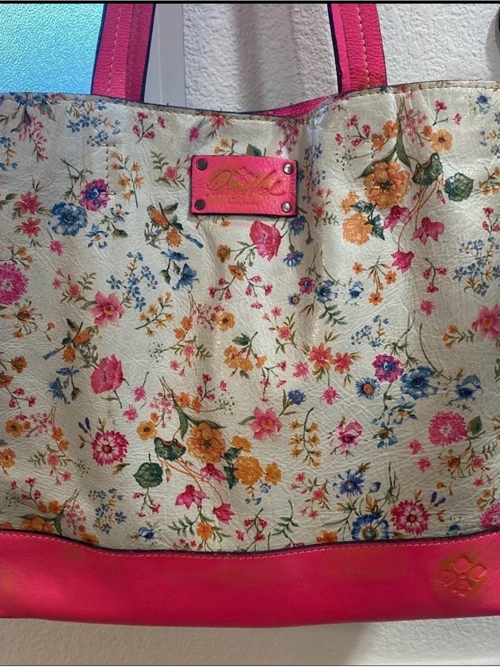 💐Patricia Nash Mini Prairie Rose with matching Matching Wallet set.